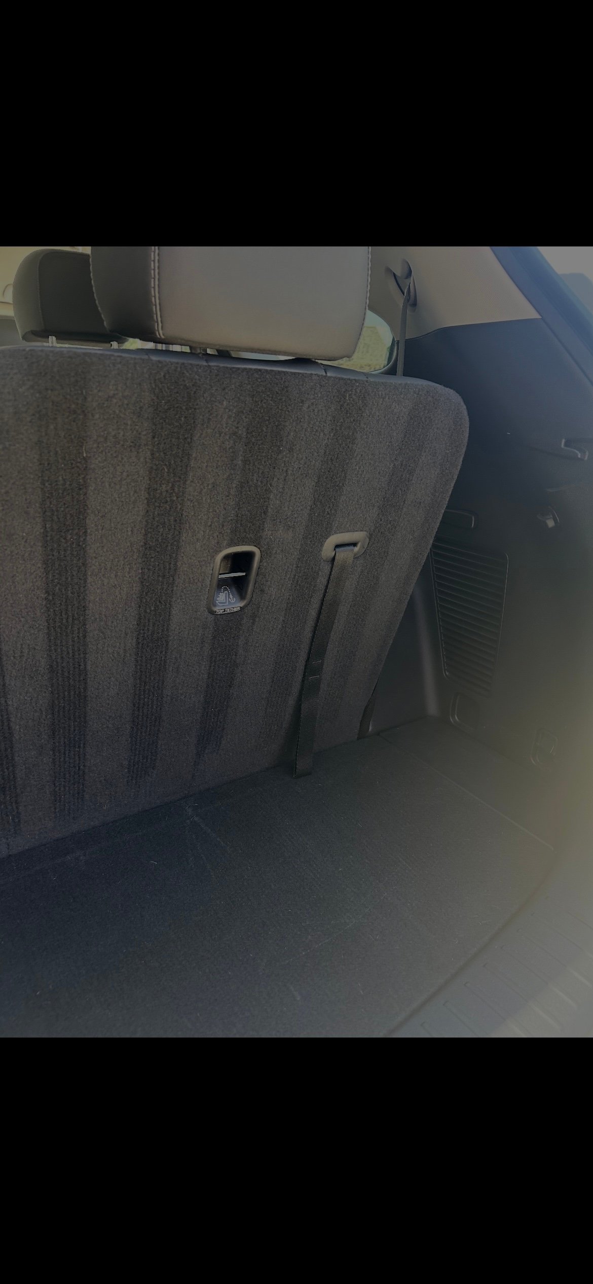 Clean car trunk after professional auto detail White Line Detailing Bel Air